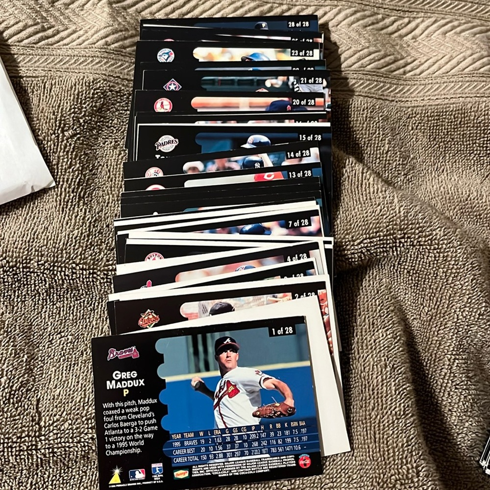Pinnacle how to view a full motion hologram Denny’s 1996 baseball cards